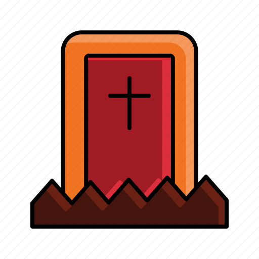 Grave stone, grave, tombstone icon - Download on Iconfinder
