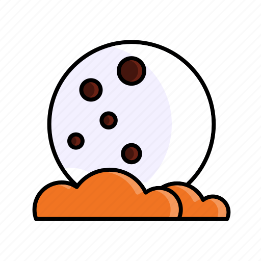 Moon, halloween, party, ghost icon - Download on Iconfinder