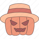 halloween, pumpkin, emoji, spooky, scary
