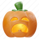 cry, pumpkin, halloween, horror, character, expression, spooky, scary, face 