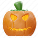 smiling, pumpkin, halloween, horror, character, expression, spooky, scary, face 
