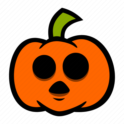 Emoji, halloween, pumpkin, shocked icon - Download on Iconfinder