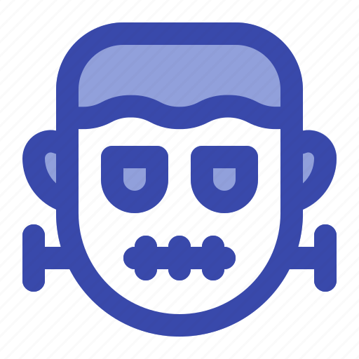 Dreadful, evil, frankenstein, ghost, halloween, horrible, scary icon - Download on Iconfinder