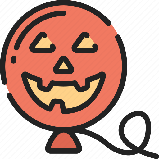 Balloon, evil, floating, halloween, smile icon - Download on Iconfinder