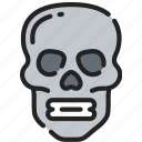 dead, evil, halloween, skelenton, skull 