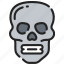 dead, evil, halloween, skelenton, skull 