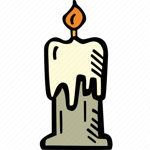 Candle, halloween, holiday, scary, spooky icon - Download on Iconfinder
