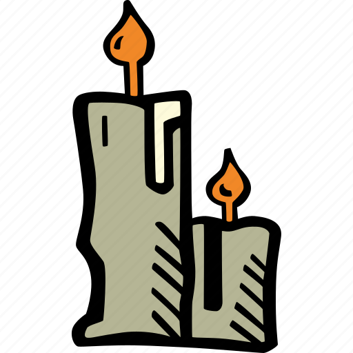 Candles, halloween, holiday, scary, spooky icon - Download on Iconfinder
