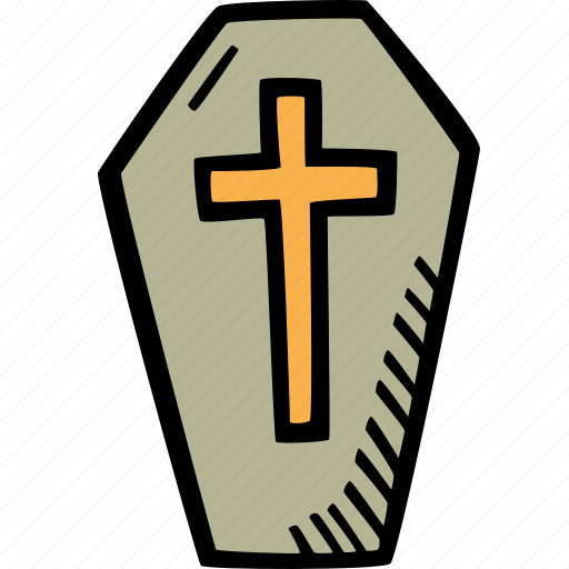 Coffin, halloween, holiday, scary, spooky icon - Download on Iconfinder