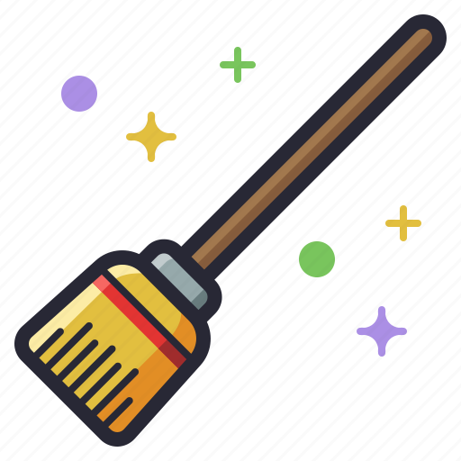 Broom, cleaning, halloween, holiday, witch icon - Download on Iconfinder