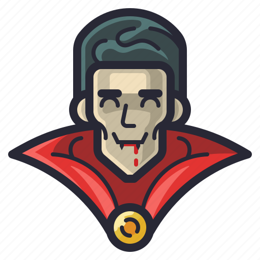 Dracula, halloween, holiday, horror, scary, spooky, vampire icon - Download on Iconfinder