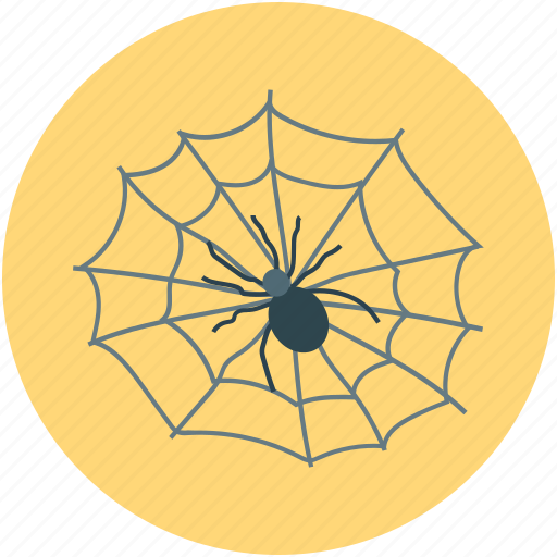 Dreadful, fearful, ghastly web, halloween web, horrible, scary, spider web icon - Download on Iconfinder