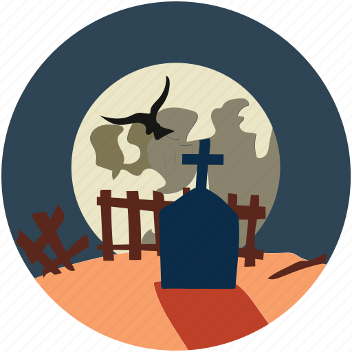 Dreadful, fearful, halloween graveyard, horrible, scary icon - Download on Iconfinder