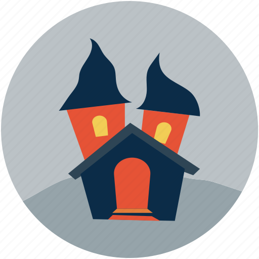 Halloween horror castle, halloween mansion, haunted house, horror castle icon - Download on Iconfinder