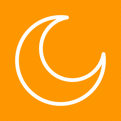 Circle, half moon, midnight, moon, moonlight, semi circle, star icon - Download on Iconfinder