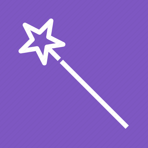 Magic, magic wand, magician, wand, witch, wizard icon - Download on Iconfinder