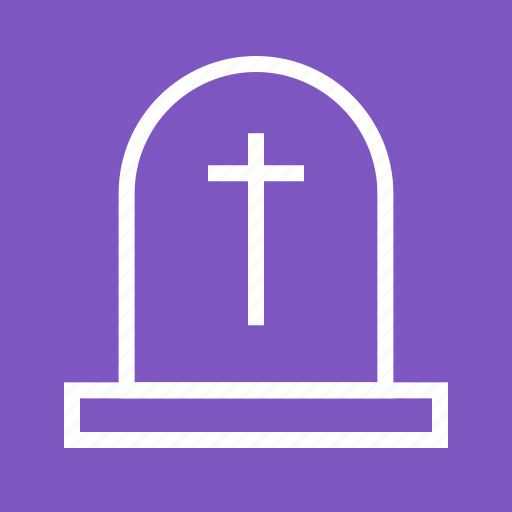 Death, funeral, grave, gravestone, graveyard, stone, tomb icon - Download on Iconfinder