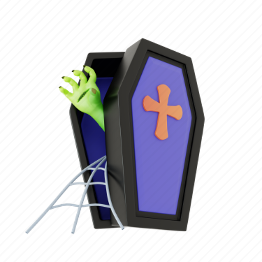 Halloween, coffin, death, scary, ghost, grave icon - Download on Iconfinder