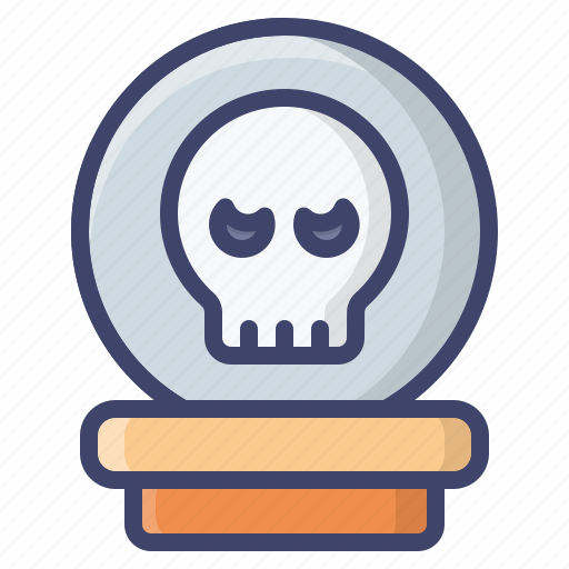 Ball, holiday, halloween, horror, celebration, crystal, omen icon - Download on Iconfinder