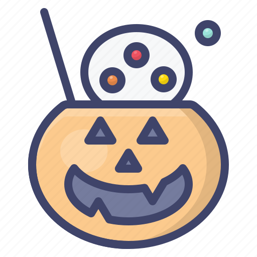 Holiday, halloween, treat, ghost, trick, celebration, candy icon - Download on Iconfinder