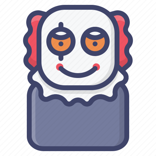 Holiday, clown, joker, halloween, horror, celebration, party icon - Download on Iconfinder