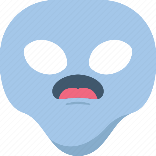 Alien, dying, emoji, emoticon, surprised, universe, wondering icon - Download on Iconfinder