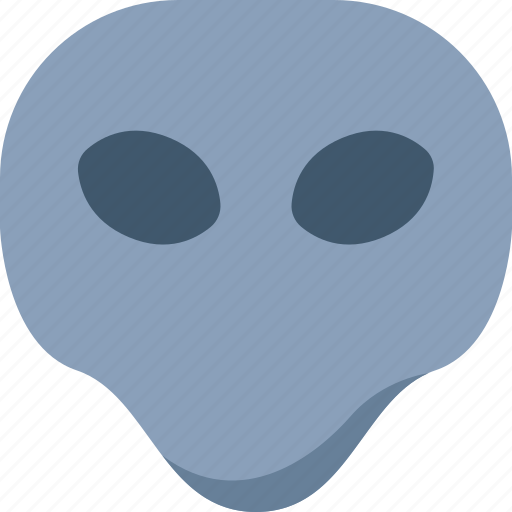 Alien, emoji, emoticon, faceless, flat face, universe icon - Download on Iconfinder