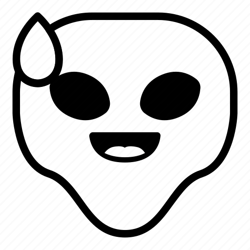Alien, drop, laugh, universe icon - Download on Iconfinder