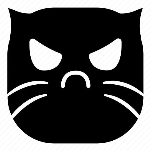 Angry, cat, devil, evil, pet, sad icon - Download on Iconfinder