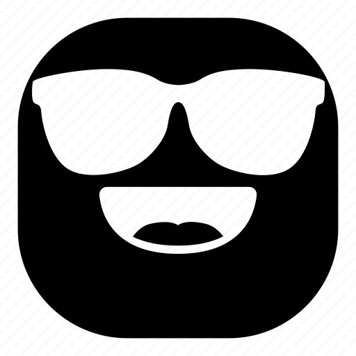 Cool, emoji, emoticon, laugh, smiley, sunglasses icon - Download on Iconfinder