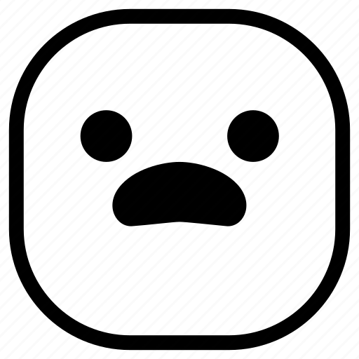 Emoji, emoticon, smiley, surprised, wondering icon - Download on Iconfinder