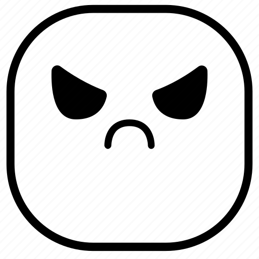 Angry, emoji, emoticon, evil, smiley icon - Download on Iconfinder