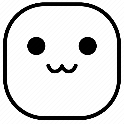 Cat mouth, emoji, emoticon, smiley, uwu icon - Download on Iconfinder