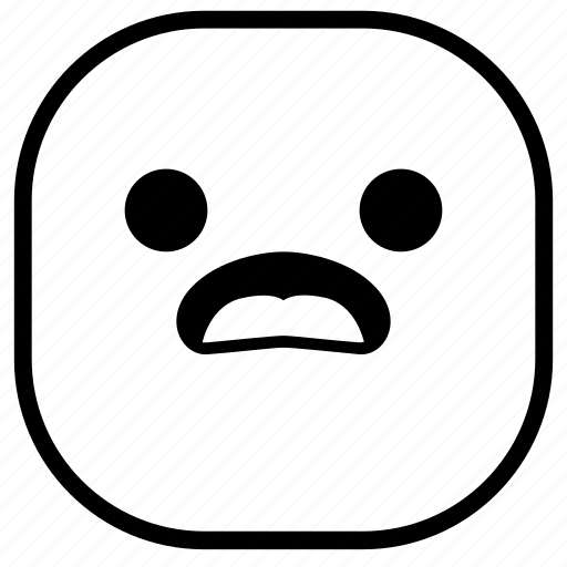 Emoji, emoticon, smiley, surprised, wondering icon - Download on Iconfinder