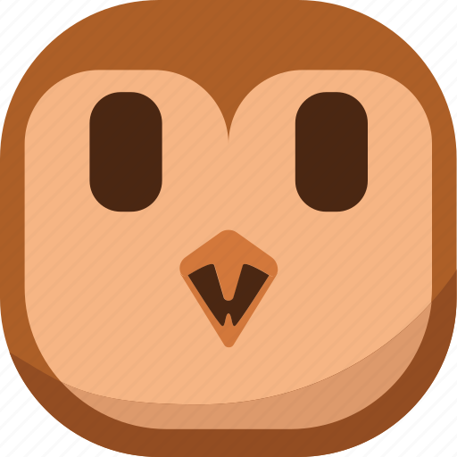 Bird, emoji, emoticon, happy, owl, smiley icon - Download on Iconfinder