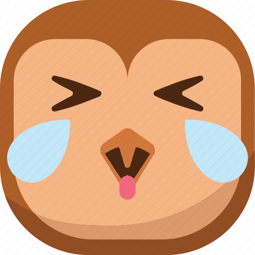 Bird, drop, emoji, emoticon, laugh, owl, smiley icon - Download on Iconfinder