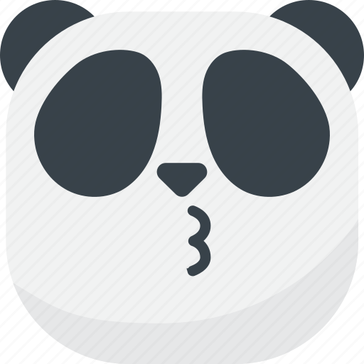 Asian, emoji, emoticon, panda, smiley, whistle icon - Download on Iconfinder