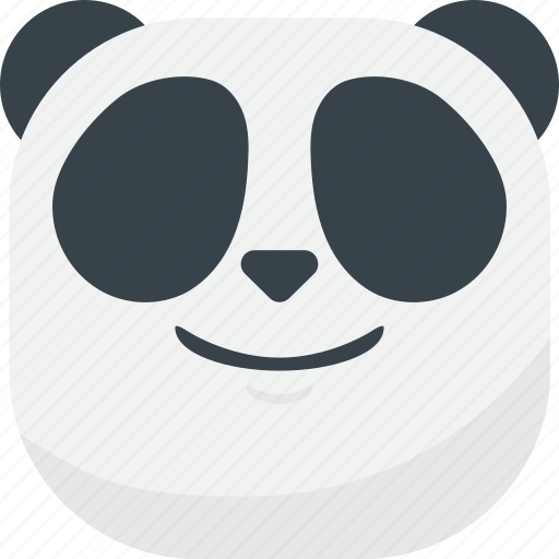 Asian, emoji, emoticon, happy, panda, smile, smiley icon - Download on Iconfinder