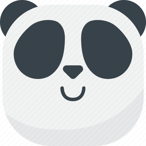 Asian, emoji, emoticon, panda, smile, smiley icon - Download on Iconfinder