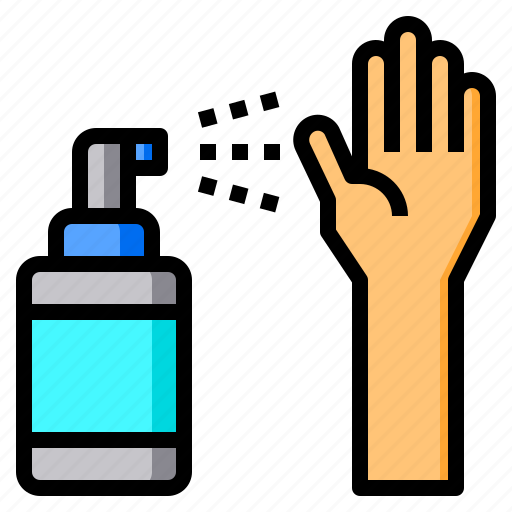 Clean, cleaner, hand, spray, washing icon - Download on Iconfinder