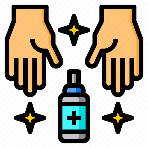 Clean, cleaner, hands, spray, washing icon - Download on Iconfinder