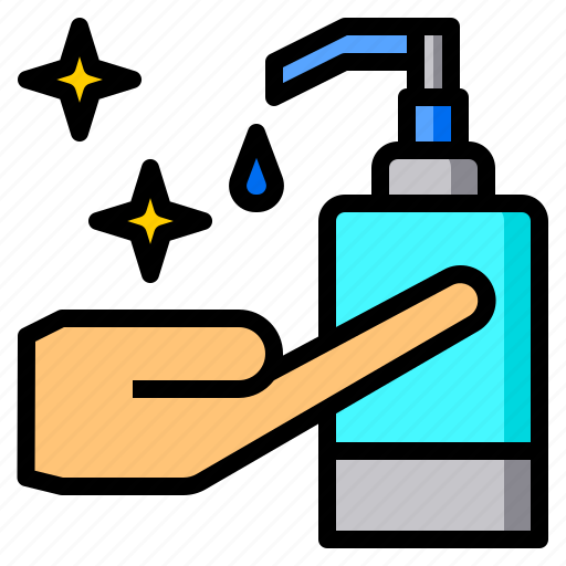 Clean, cream, gel, hand, washing icon - Download on Iconfinder