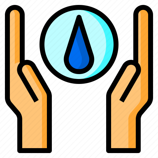 Hands, protect, safety, washing, water icon - Download on Iconfinder