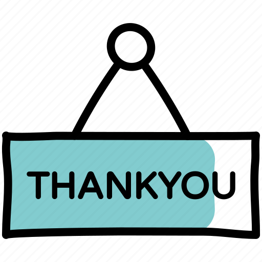 Thank, you, label, badge, thankyou icon - Download on Iconfinder
