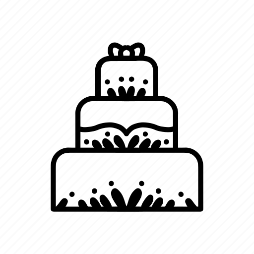 Birthday, cake, dessert, doodles, flowers, food, wedding icon - Download on Iconfinder