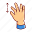 zoom out, hand, gesture, hand gesture, sign 