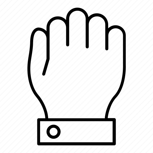 Hand, gesture, finger, hand gesture, clench icon - Download on Iconfinder