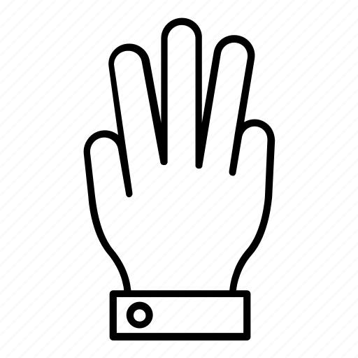 Hand, gesture, three, finger, hand gesture icon - Download on Iconfinder