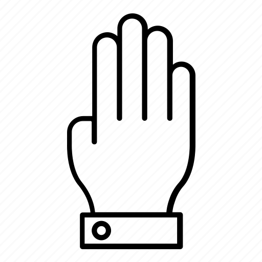 Hand, gesture, four, finger, hand gesture icon - Download on Iconfinder