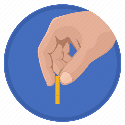 Coin, gesture, hand, man, money, pay icon - Download on Iconfinder